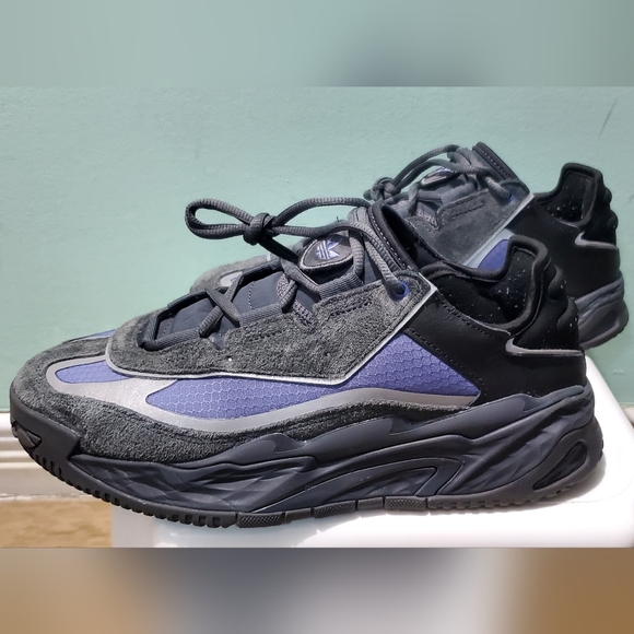 ADIDAS Niteball Carbon Orbit Violet Suede Leather Sneakers Unisex sz 7.5 Men's - Picture 7 of 15